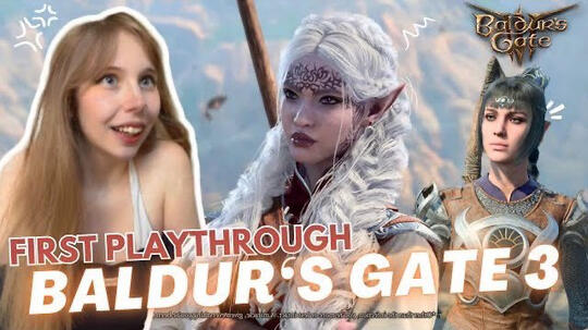Freckxi Youtube Video First Time playing Baldur's gate 3